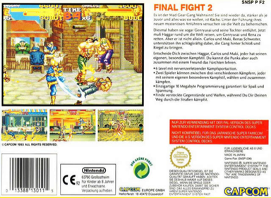 Final Fight 2 - Box - Back (Germany) - 680x497