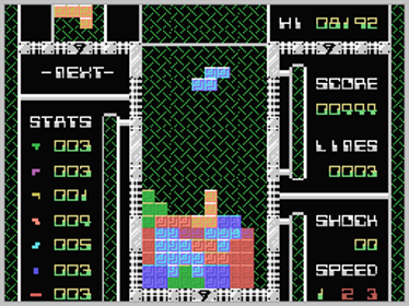Kralizec Tetris - Screenshot - Gameplay (World) - 256x192