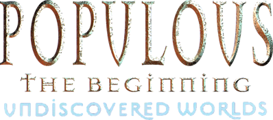 Populous: The Beginning: Undiscovered Worlds - Clear Logo (Japan) - 1849x817
