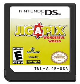 Jig-a-Pix Wonderful World - Cart - Front (North America) - 571x600