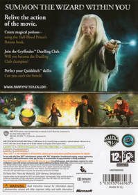 Harry Potter and the Half-Blood Prince - Box - Back (Europe) - 640x900