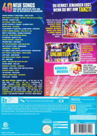 Just Dance 2018 - Box - Back (Germany) - 1200x1687