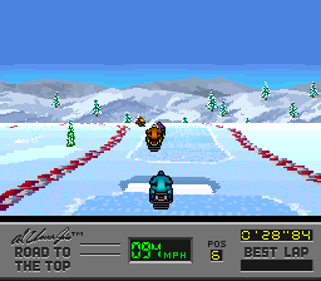 Al Unser Jr.'s Road to the Top - Screenshot - Gameplay (World) - 256x224