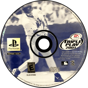 Triple Play 2001 - Disc (North America) - 700x700