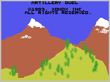Artillery Duel - Screenshot - Game Title (North America) - 256x192
