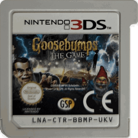 Goosebumps: The Game - Cart - Front (Europe) - 1199x1201