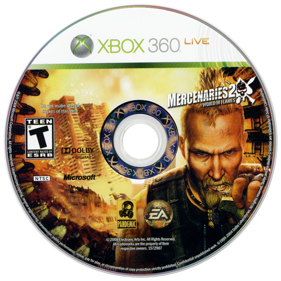 Mercenaries 2: World in Flames - Disc (North America) - 900x900