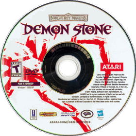 Forgotten Realms: Demon Stone - Disc (North America) - 771x772