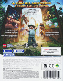 LEGO Jurassic World - Box - Back (Germany) - 600x772