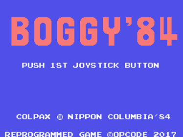 Boggy '84 - Screenshot - Game Title (World) - 256x192