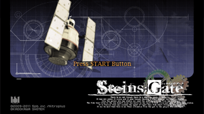 Steins;Gate - Screenshot - Game Title (Japan) - 480x270
