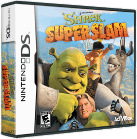 Shrek: SuperSlam - Box - 3D (North America) - 871x880