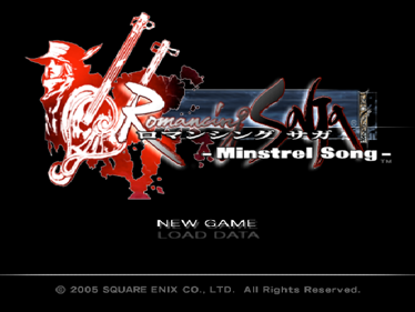 Romancing SaGa - Screenshot - Game Title (Japan) - 597x448