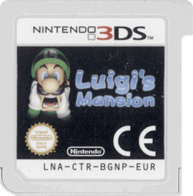Luigi's Mansion - Cart - Front (Europe) - 781x795