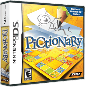 Pictionary - Box - 3D (North America) - 867x880