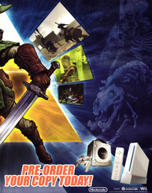 The Legend of Zelda: Twilight Princess - Advertisement Flyer - Front (United States) - 3269x4140