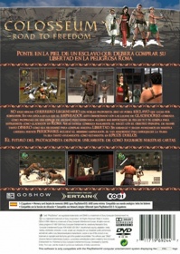 Colosseum: Road to Freedom - Box - Back (Spain) - 483x680