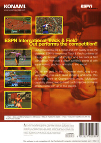 ESPN International Track & Field - Box - Back (Europe) - 640x903