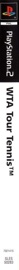 WTA Tour Tennis - Box - Spine (Europe) - 76x1080