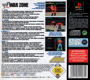 WWF War Zone - Box - Back (Europe) - 765x680