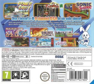 Sega 3D Classics Collection - Box - Back (Italy) - 1400x1256