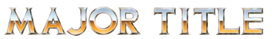 Major Title - Clear Logo (World) - 500x73