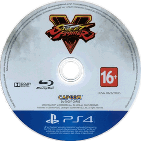 Street Fighter V - Disc (Russia) - 765x764