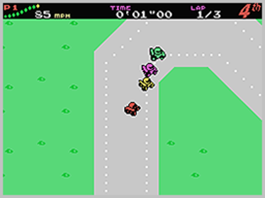 Burn Rubber - Screenshot - Gameplay (World) - 256x192