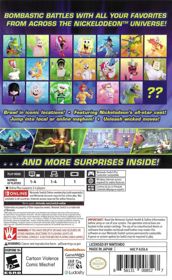 Nickelodeon All-Star Brawl - Box - Back (North America) - 492x800