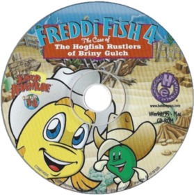 Freddi Fish 4: The Case of the Hogfish Rustlers of Briny Gulch - Disc (Japan) - 445x447