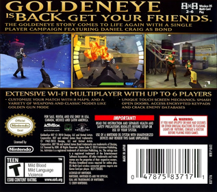 GoldenEye 007 - Box - Back (North America) - 1000x885