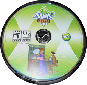 The Sims 3: Movie Stuff - Disc (North America) - 1060x1030