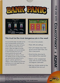 Bank Panic - Box - Back (World) - 497x680