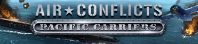 Air Conflicts: Pacific Carriers - Banner (World) - 420x95