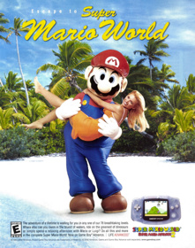 Super Mario Advance 2: Super Mario World - Advertisement Flyer - Front (United States) - 1735x2200