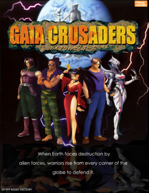 Gaia Crusaders - Advertisement Flyer - Front (North America) - 1934x2500
