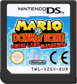 Mario vs. Donkey Kong: Mini-Land Mayhem! - Cart - Front (Europe) - 517x564