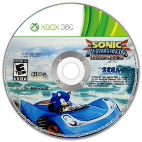Sonic & SEGA All-Stars Racing with Banjo-Kazooie - Disc (North America) - 1440x1440