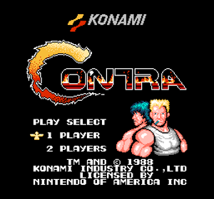 Contra - Screenshot - Game Title (North America) - 256x239