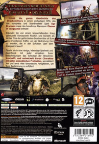 Divinity II: The Dragon Knight Saga - Box - Back (Germany) - 997x1440