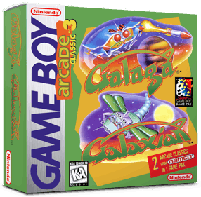Arcade Classic No. 3: Galaga / Galaxian - Box - 3D (North America) - 1016x998
