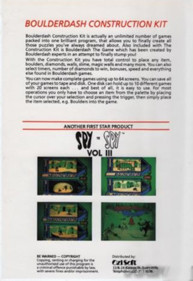 Boulder Dash Construction Kit - Box - Back (Australia) - 284x413