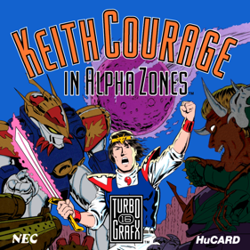 Keith Courage in Alpha Zones - Box - Front (United States) - 900x900