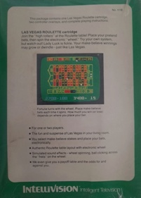 Las Vegas Roulette - Box - Back (North America) - 1187x1659