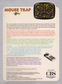 Mouse Trap - Box - Back (Europe) - 513x696
