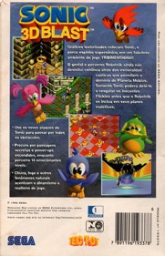 Sonic 3D Blast - Box - Back (Brazil) - 1142x1772