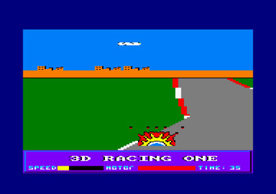 3D Racing One - Screenshot - Game Over (Europe) - 768x540