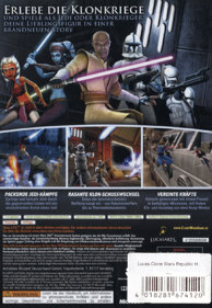 Star Wars: The Clone Wars: Republic Heroes - Box - Back (Germany) - 600x869