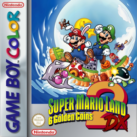 Super Mario Land 2: 6 Golden Coins DX - Fanart - Box - Front (Europe) - 1024x1024