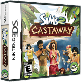 The Sims 2: Castaway - Box - 3D (North America) - 868x880